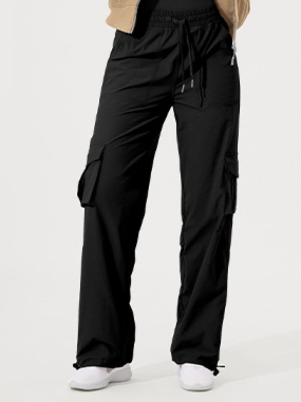 Stretch Woven Relaxed Cargo Pants